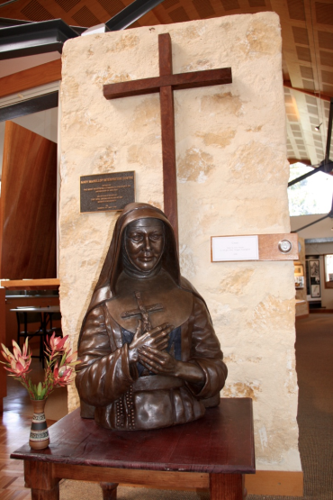 Statue of Mary MacKillop at Penola.