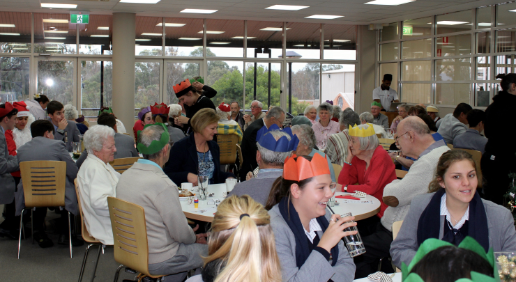It was a full house as students and residents enjoyed the festivities.