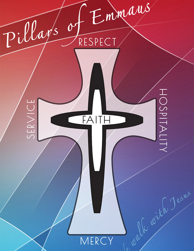 The five pillars at Emmaus Catholic College Kemps Creek