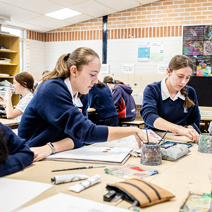 Art studio at Emmaus Catholic College Kemps Creek